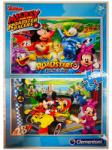 Clementoni Mickey egér Roadster Racers 2 az 1-ben puzzle 2x20 db-os (07034)