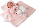 Llorens Bimba újszülött baba pléddel - 35 cm