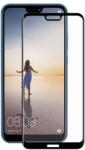  temp-glass597 Huawei P20 Lite fekete 5D-teljes lefedettséget biztosító Karcálló, ütésálló kijelzővédő üvegfólia, 9H tempered glass, törlőkendővel (temp-glass597)