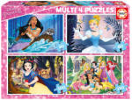 Educa Disney Princess 4 az 1-ben puzzle 50,80,100,150 db-os (17637)