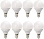 Crystal Set 8 Becuri LED Drimus 6W E14 Lumina Rece DL 6064 (S1486x8)