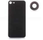  tel-szalk-00151 Apple iPhone 8 fekete akkufedél, hátlap kis lyukú kamera-kivágással (tel-szalk-00151)
