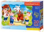 Castorland A három kismalac maxi puzzle 20 db-os (C-02399)