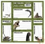 DERFORM Dinoszauruszok 7 db-os füzetcímke (NNZDN)