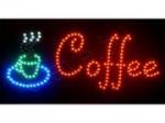  LED, рекламна табела, вътрешен монтаж, 500x250, COFFEE (LED-COFFE)