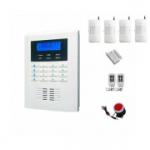  Ip-ap021-4 - безжична, gsm аларма за дома, 2.1" lcd дисплей, клавиатура, 4 обемни датчика, 1 МУК, 2 дистанционни (ip-ap021-4)