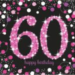 Amscan Happy Birthday 60 szalvéta girl 16 db-os (DPA9900619)