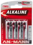 ANSMANN 09629 LR6 AA RED - 4db alkáli elem 1, 5V 09629 (AN035)
