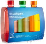 SodaStream Trio (3db 1L műanyag palack) - narancs/piros/zöld