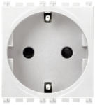 Vimar Priza modulara schuko 2P+T 250V 16A 2 module Vimar Arke (VIM-19208.B)