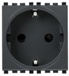 Vimar Priza modulara 2P+T 16A standard german 2 module VIMAR EIKON gri antracit (VIM-20208)