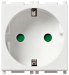 Vimar Priza modulara schuko 2P+E 16A 2 module VIMAR PLANA alba (VIM-14208)