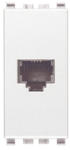Vimar Priza modulara telefon RJ11 6/4 alb Vimar Eikon (VIM-20320.B)