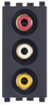 Vimar Priza modulara RCA gri antracit Vimar Eikon (VIM-20335)