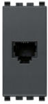Vimar Priza modulara telefon RJ11 6/4 gri antracit Vimar Eikon (VIM-20320)
