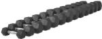 Capetan Capetan® Professional Line 25Kg Hex Egykezes edzőtermi gumírozott kézi súlyzó gumírozott fejvégekkel
