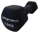 Capetan Capetan® Professional Line 2x1, 5Kg Neoprene bevonatú egykezes acél súlyzó pár