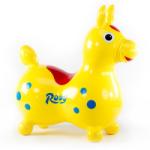 Dynamic Fitness Cavallo Rody Lovacska sárga - gyermek premium ugráló állat sárga színben