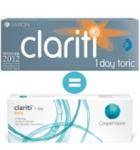 CooperVision clariti 1 day toric (30 buc) -Lentile de contact torice (clariti 1 day toric (30 buc))
