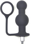 SESSO Vibrator anal cu inel Silicone Beads Vibrator