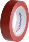 HellermannTyton PVC szigetelőszalag, (H x Sz) 10 m x 15 mm, piros PVC HelaTape Flex 15 HellermannTyton, tartalom: 1 tekercs