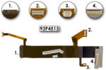 IBM ThinkPad R60, T61, T61 gyári új LCD kábel, (15, 4') 93P4513