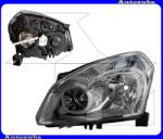NISSAN QASHQAI 1 2007.03-2010.04 /J10/ Fényszóró bal (H7/H7) motorral TYC 20-11572-15-2