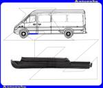 VW CRAFTER 1 2006.10-2016.10 /2E/ Küszöb bal (külső javítólemez) KLOKKERHOLM 3547043
