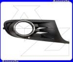 VW GOLF 6 3/5ajtós 2008.10-2012.09 /5K/ Első lökhárító rács jobb ködlámpás, krómkerettel VG243000G-0R00