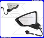 Seat LEON 3 2012.12-2016.12 /5F/ Visszapillantó tükör bal, elektromosan behajló, fűthető-domború tükörlappal, fényezhető borítással, irányjelzővel /RENDELÉSRE/ MST149-L