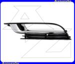 VW CC 2011.11-2016.12 /3C/ Első lökhárító rács bal, ködlámpás, króm kerettel VG6222134