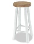 vidaXL Taburet de bar, lemn masiv de tec (244546)