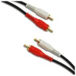 Cabletech Cablu audio 2x RCA la 2x RCA 1.5m cablu 4mm Cabletech (KPO2613-1.5)