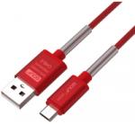 GOLF Cablu Thunder Micro USB Golf 40M Rosu 1.5m 2.4A Fast charging (GC-40MR)