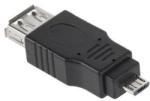Cabletech Adaptor tata micro 5 pini la USB 2.0 A mama Cabletech (ZLA0869)
