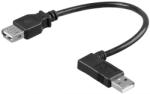 Goobay Cablu prelungitor USB 2.0 Hi-Speed A tata 90 stanga - A mama drept 0.3m Goobay (95705) - sogest
