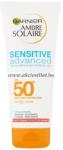 Garnier Ambre Solaire Sensitive Advanced napvédő tej SPF 50+ 200ml