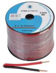 Cabletech Cablu difuzor CCA 2x0.35mm rosu/negru Cabletech KAB0388 (KAB0388) - sogest