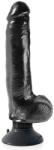 Pipedream King Cock 9" Vibrating Cock with Balls - egyenes