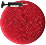 QMED Dinamikus hátizom erősítő ülőpárna, egyensúlyozó pilates korong PIROS 33 cm