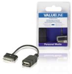 Valueline Cablu adaptor OTG Samsung 30 pini tata - USB A mama 0.2m Valueline (VLMB39205B02)