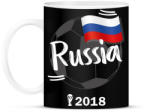 printfashion Oroszország - Bögre - Fekete (914731)