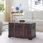 vidaXL Cufăr vintage din lemn, 66 x 38 x 40 cm (245478)