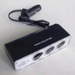 Olesson Разклонител за запалка на автомобил 1: 3 + usb