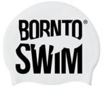 BornToSwim Úszósapka BornToSwim Classic Silicone Fekete/fehér