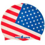 Mad Wave Úszósapka Mad Wave USA Swim Cap Kék/Piros