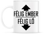 printfashion Félig ember, félig ló - Bögre - Fehér (939437)