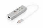 ASSMANN DIGITUS 3xUSB 2.0 + LAN (DA-70253)
