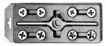 BUČOVICE TOOLS Плашки с върток комплект М3-М12, 9 броя MINI-1Bucovice Tools 330 129