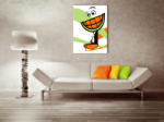  Kézzel festett vászonképek POP Art MELON melon (POP ART)